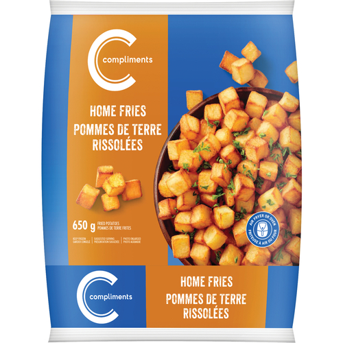 Compliments Frozen Potato Fried Dice Home Fries