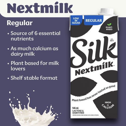 Buy Silk Nextmilk Plant Based Beverage Regular Shelf Stable 946 ml