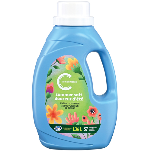 Compliments Liquid Fabric Softener Summer Soft