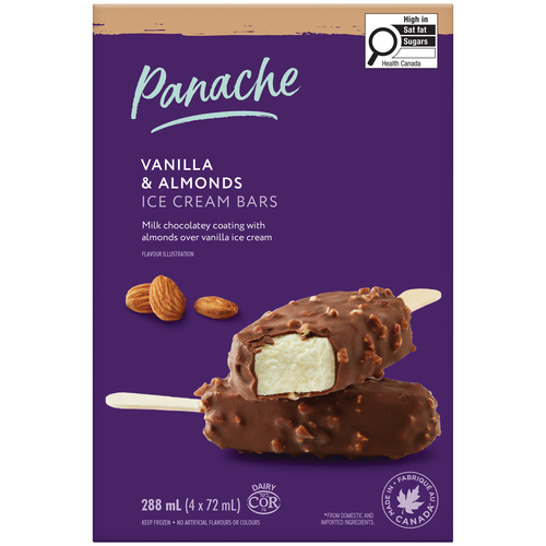 Panache Ice Cream Bar Almond & Vanilla