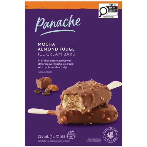 Panache Ice Cream Bar Mocha Almond Fudge