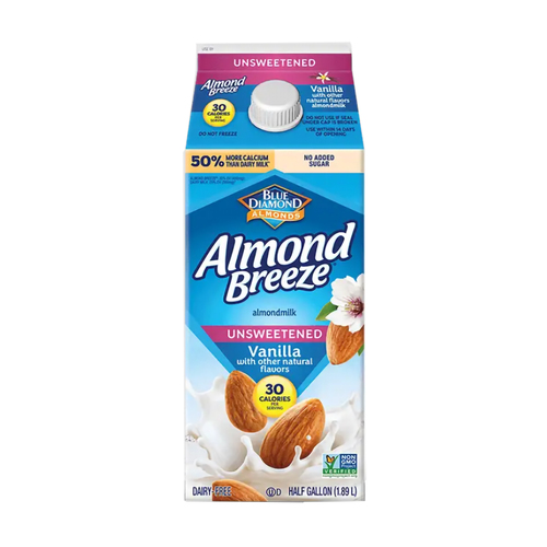 Blue Diamond Almond Breeze Unsweetened Almond Milk, Original