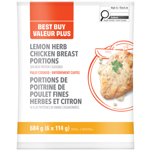 Buy Best Buy Frozen Chicken Breast Portions Lemon Herb 684 g | FreshCo