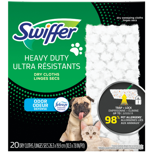 Swiffer Sweeper Pet Heavy Duty Dry Multi-Surface Cloth Refills