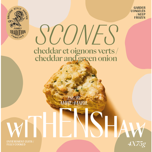 AMW Anne-Marie Withenshaw Cheddar & Green Onions Scone