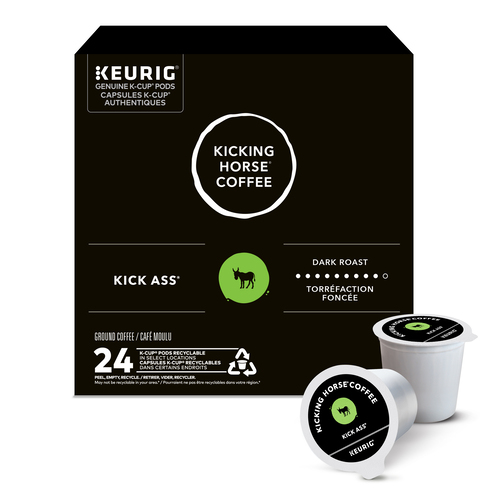 Buy Kicking Horse Kick Ass K-Cup Coffee Pods Dark Roast 24 Count