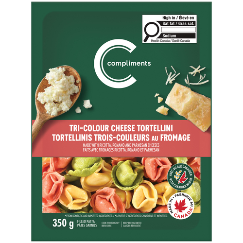 Compliments Filled Pasta Cheese Tortellini