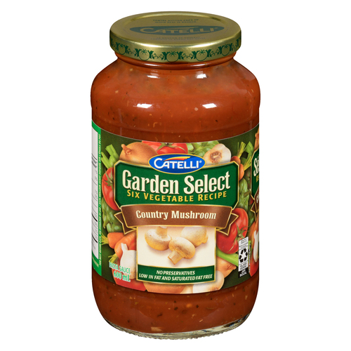 Catelli Garden Select Pasta Sauce Country Mushroom 600 ml