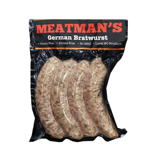 Meatman's Frozen Sausages German Bratwurst
