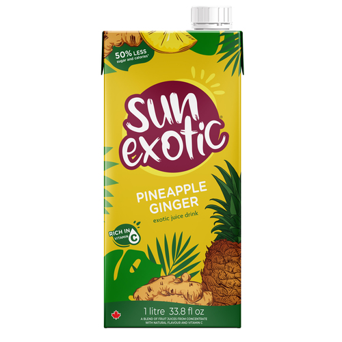 Sun Exotic Juice Drink Pineapple Ginger