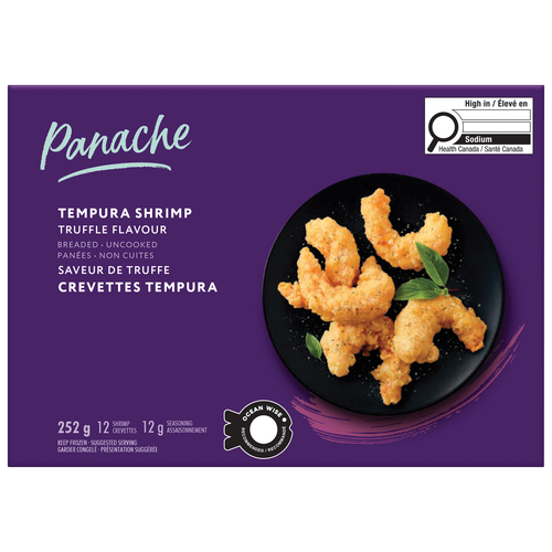 Panache Frozen Tempura Shrimp Breaded Truffle Season