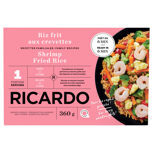 Buy RICARDO Frozen Fried Rice Shrimp 360 g | IGA