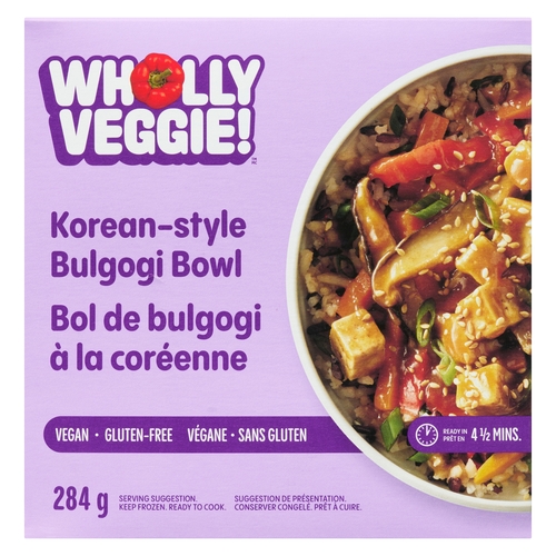 Wholly Veggie! Vegan Frozen Bulgogi Bowl
