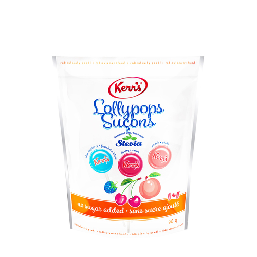 Kerr's No Sugar Added Lollypops