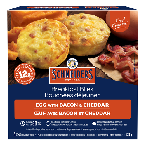 Schneiders Breakfast Bites with Bacon & Cheddar