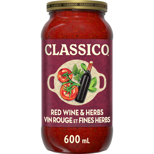 Classico Di Piemonte Pasta Sauce Red Wine & Herb 600 ml
