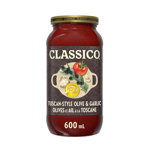 Classico Tuscan-Style Olive & Garlic Pasta Sauce