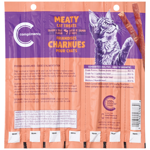 Compliments Meaty Cat Treats Salmon Trout