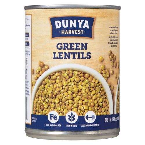 Dunya Harvest Canned Green Lentils