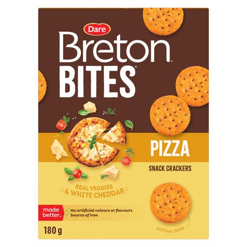 Dare Breton Bite Crackers Pizza
