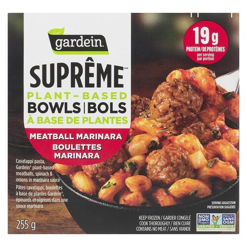 Buy Gardein Supreme Plant Based Frozen Meal Bowls Meatball