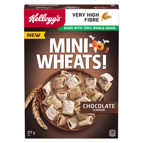 Kelloggs Mini Wheats Cereal Chocolate Flavour
