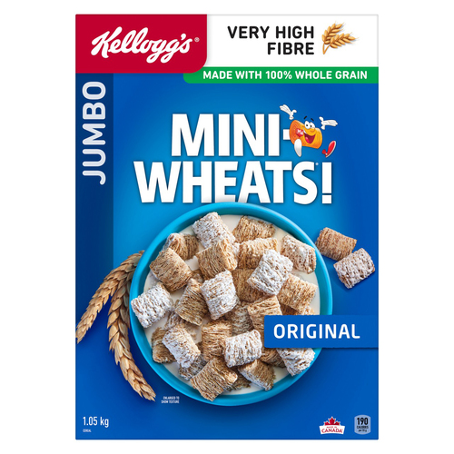 Kellogg's Mini Wheats Cereal Original 1.05 kg