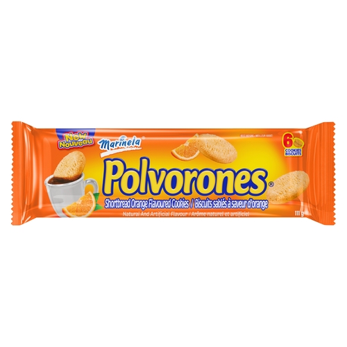 Marinela Polvorones Cookies Shortbread Orange