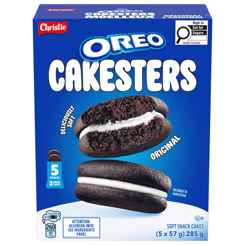 Oreo Cakesters Soft Snack Cakes Original 5 x 57 g