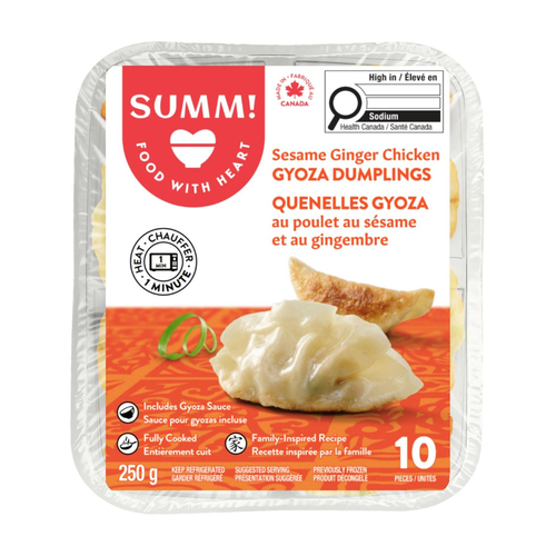 Summ! Frozen Gyoza Dumplings Sesame Ginger Chicken