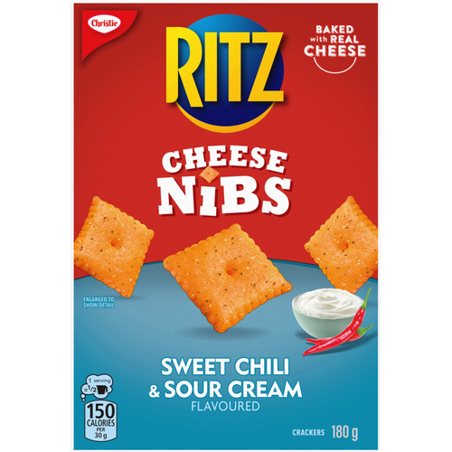 Christie RITZ CHEESE NIBS Sweet Chili & Sour Cream