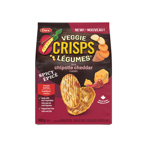 Dare Dare Veggie Crisps Chipotle Cheddar