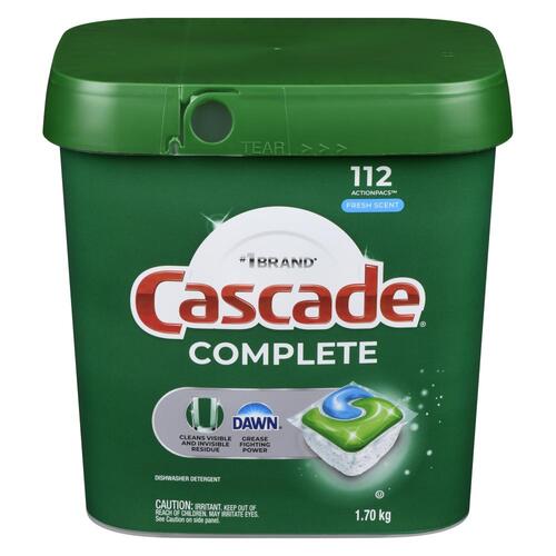 Cascade Dishwasher Action Pacs Fresh Scent