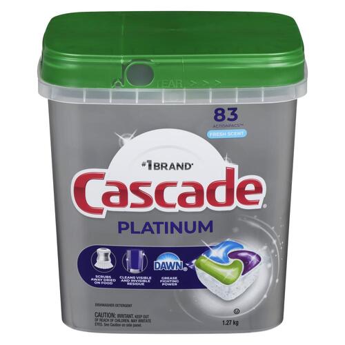 Cascade Platinum Dishwasher Pods
