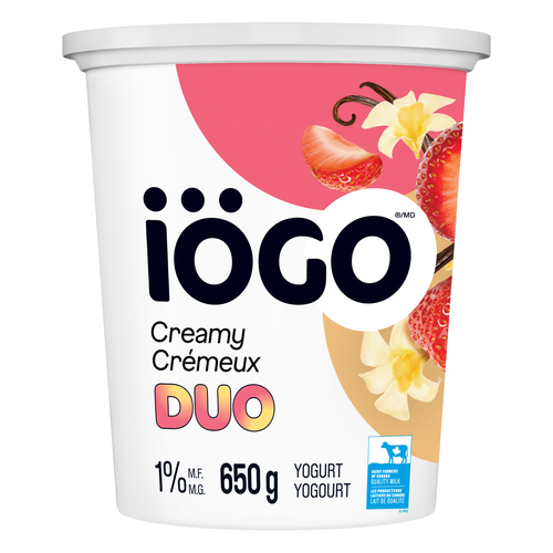 IOGO Duo Vanilla-Strawberry Yogurt
