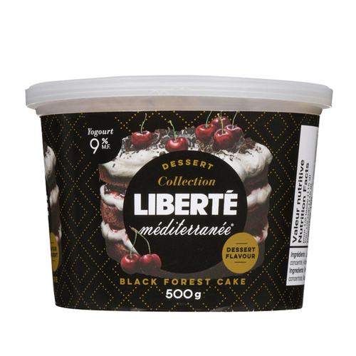 Buy Liberte Mediterranean 9% Yogurt Black Forrest Cake 500 g