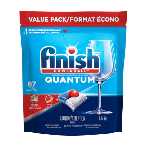 Finish Quantum Dishwasher Detergent Tabs Fresh