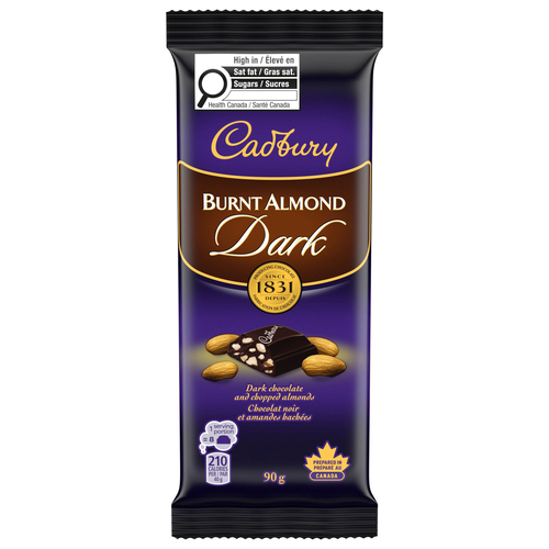 CADBURY Burnt Almond Chocolate Bar
