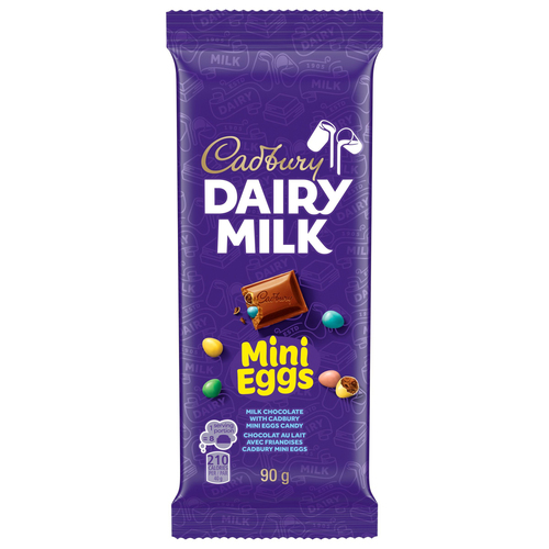 Cadbury Dairy Milk Chocolate Bar With Mini Eggs 90 g