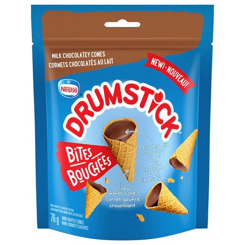 Nestlé Drumstick Bites, Milk Chocolatey Wafer Cone Bites