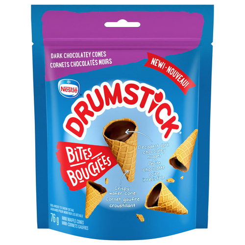 Drumstick Chocolate Bites Dark Chocolatey Cones