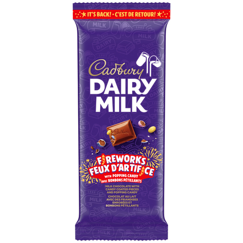 Cadbury Dairy Milk Candy Fireworks With Popping 90 g