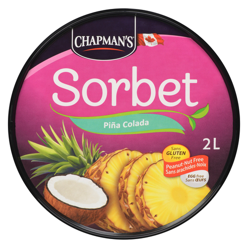 Buy Chapman's Lactose-Free Sorbet Piña Colada 2 L | IGA