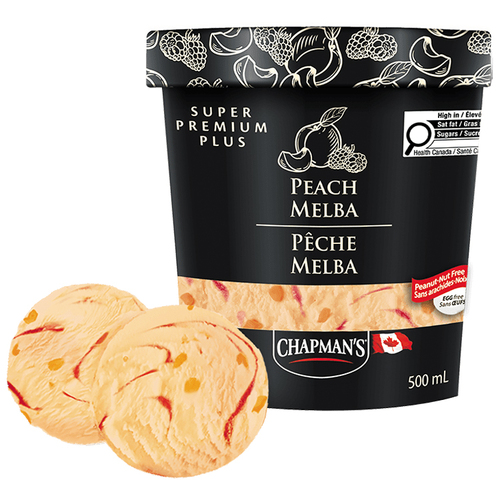 Buy Chapman's Super Premium Plus Ice Cream Peach Melba 500 ml