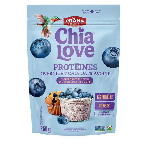 Prana Chia Oats Overnight Blueberry Muffin 260 g