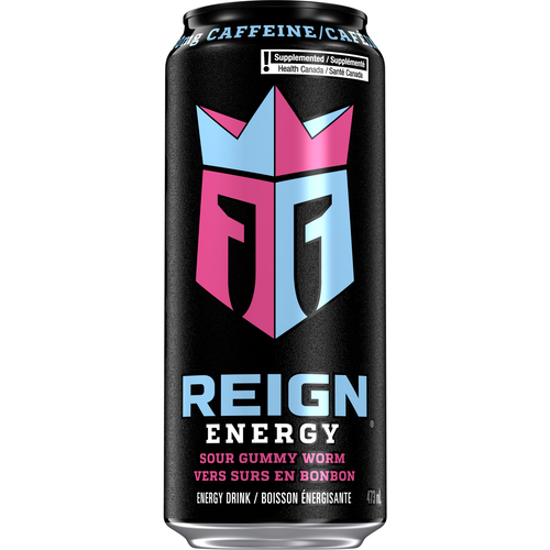 Reign Energy Drink Sour Gummy Worm
