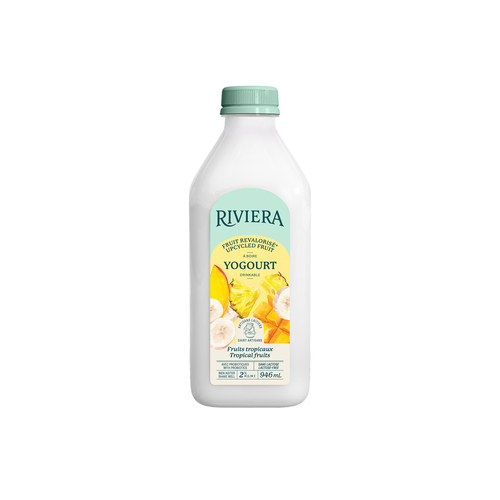 Buy Riviera Lactose-Free Drinkable Yogurt Tropical Fruits 946 ml | IGA