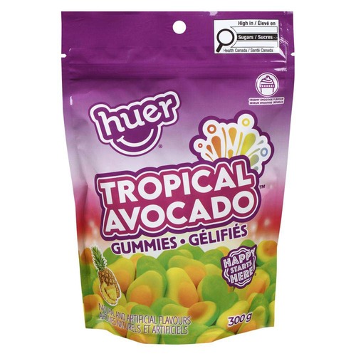 Huer Foods Gummies Tropical Avocado Candy