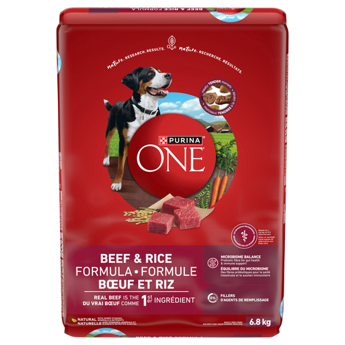 Purina ONE Smartblend Dog Food Beef And Rice 6.8 KG