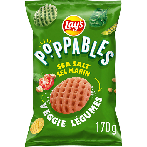Buy Lay's Poppables Potato Snack Veggie Sea Salt 170 g | Thrifty Foods